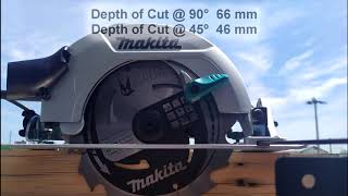 Makita HS7601 190mm Circular Saw Review [upl. by Regdirb]