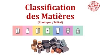 Classification des matières Plastique et Métal  GuilMini [upl. by Scotney]