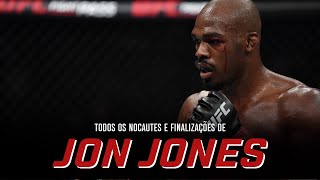 Todos os Nocautes e Finalizações de Jon Jones  UFC 285 [upl. by Mortimer]