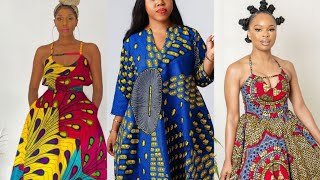 modèle robe en pagne africain 2023ankara [upl. by Treulich485]