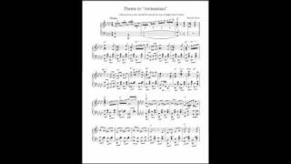 Animaniacs Theme piano sheet music transcription [upl. by Aerahs]