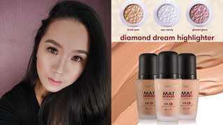 Flormar mat foundation and careline highlighter review itsCamilleDC [upl. by Ahtreb]