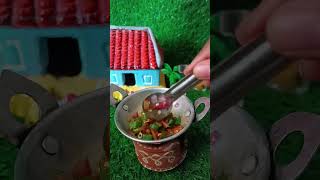 Miniature cooking ladysfingerrecipe miniaturecooking shortvideo [upl. by Portwine]