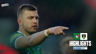 Highlights Leicester Tigers v Northampton Saints  Gallagher Premiership 2425 Round 4 [upl. by Paulson523]