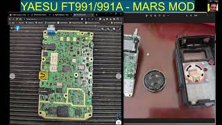 YAESU FT70D  REMOVE THE CASE PHOTOGRAPHS FT991 MARS MOD LINK [upl. by Ainedrag]