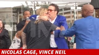 Vince Neil Fights Nic Cage After Allegedly Attacking Woman  TMZ [upl. by Lemuel]