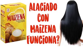 Cabello Lacio De Forma Natural Con Maizena  KERATINA CASERA [upl. by Caesaria]