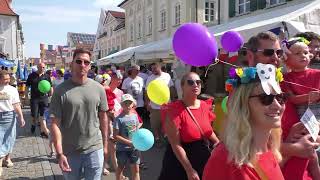 Einzug und Eröffnungsrede Stadtfest Ichenhausen 2024 [upl. by Anoblav]