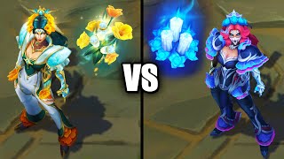 Prestige La Ilusion Renata Glasc VS La Ilusion Renata Glasc Skins Comparison League of Legends [upl. by Edgerton]