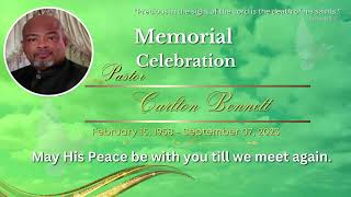 BPWC Pastor Carlton Bennett Memorial Service  Oct 6 2023 [upl. by Joash]