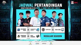 🔴LIVE  MDL ID S9  Regular Season  Hari 1 Minggu 2 [upl. by Aivil]