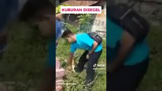 VIRALKUBURAN DI SEGEL BATU NISAN DI RUSAK kuburan pemakanan jenazah [upl. by Atinit854]