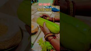 Nahaye Khaye Day 1 Chath puja  shorts ytshorts chath chhath chhathpuja ara sahityakeshri [upl. by Ennasirk]