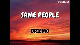 Driemo  Same people Mzaliwa album Lyrics [upl. by Eedebez275]