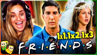 FRIENDS SEASON 1 Episodes 12 amp 3 REACTION  First Time Watch [upl. by Ydner]