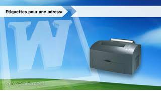 Comment imprimer des étiquettes dans Word 2003 [upl. by Anehta]