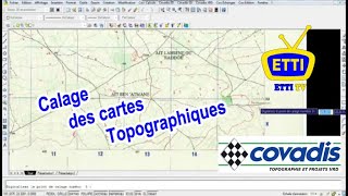 COVADIS calage des cartes topographiques [upl. by Rotow]