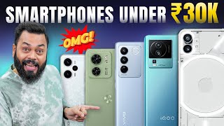 Top 5 Best Smartphones Under ₹30000 Budget⚡June 2023 [upl. by Linzy362]