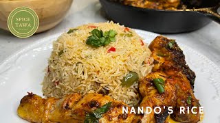 simple nandos rice recipe [upl. by Yralih618]