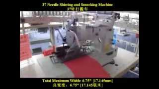 37 Needle Smocking Machine [upl. by Verne]