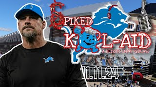 Detroit Lions Spiked KoolAid 111124 YOU PLAY TO WIN THE GAME [upl. by Zacharie]