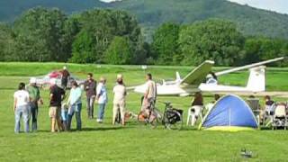 Segelfliegen Segelflug bei Bensheim Hessen [upl. by Nitnert]