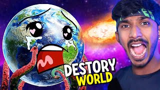 DESTROYED THE EARTH 🤯 Solar Smash Mobile Gameplay [upl. by Rekab]