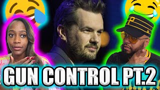 Jim Jefferies Gun Control Pt2 FUNNY BLACK COUPLE REACTS [upl. by Catharina]