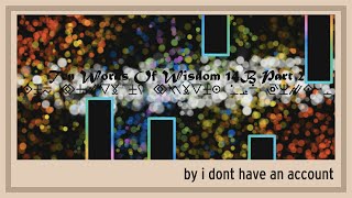 Ten Words of Wisdom 14B part 2 [upl. by Drais794]