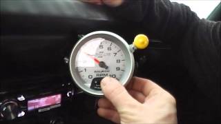 Setting Auto Meter Tach [upl. by Adnauqaj]