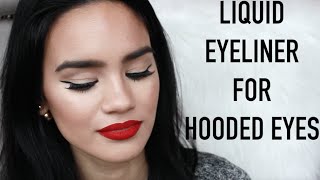 Liquid Eyeliner for Hooded Eyes [upl. by Jolyn450]