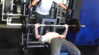 120 kg bench press 17 reps  196 lbs [upl. by Aerdnak]