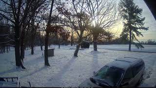 Snow Timelapse 1052022 brinno timelapse [upl. by Neile]