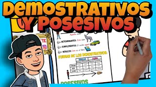 📚 Los DETERMINANTES DEMOSTRATIVOS y POSESIVOS para NIÑOS de PRIMARIA [upl. by Jaffe272]