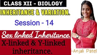 Class XII Biology  Inheritance and Variation  Sex linked Inheritance  X amp Y linked inheritance [upl. by Nedyarb]