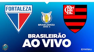 FLAMENGO X FORTALEZA  COM IMAGEM  BRASILEIRÃO AO VIVO PES 2021 [upl. by Corell27]