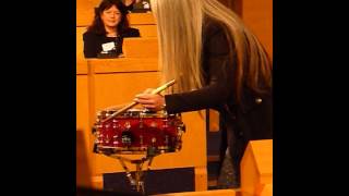 Evelyn Glennie Performing at the International Womens Day Conference in Aberdeen 2014 [upl. by Nosoj]