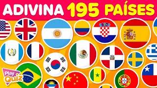 Adivina TODAS las Banderas del Mundo 🌍🧠🤓  Adivina el País  Test Geografía  PlayQuiz Trivia [upl. by Olrak849]