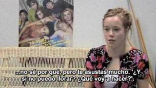 Skins  Lisa Backwell Pandora Interview  Subtitulada [upl. by Ardnassak]