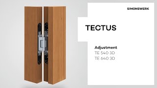 TECTUS TE 540 3D TE 640 3D  Adjustment [upl. by Asa846]