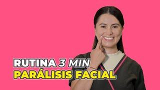 Rutina para aliviar Parálisis Facial de Bell  3 minutos [upl. by Cynthy867]