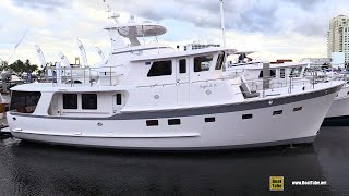 2022 Kadey Krogen 52 Trawler Yacht  Walkaround Tour  2021 Fort Lauderdale Boat Show [upl. by Kaleena]