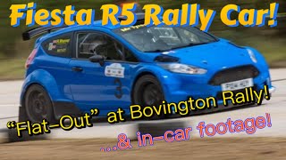 Fiesta R5 Rally Car  Bovington Stages 2023 with incar footage [upl. by Ganley]