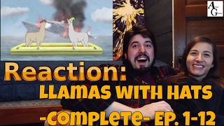 Reaction Llamas with Hats 112 The Complete Series AirierReacts [upl. by Idieh519]