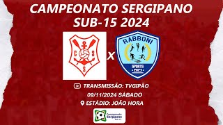 SERGIPE X RABBONI CAMPEONATO SERGIPANO SUB 152024 [upl. by Neroc]