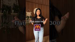 Meesho Flats Haul under ₹300 ytshorts haul shorts meesho meeshofinds meeshohaul flats [upl. by Garv]