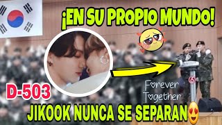 Jikook ABRAZADOS en FOTO MILITAR 😱 NO SE OCULTAN MÁS😭jkook jimin jungkook [upl. by Esertak]