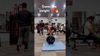 Guess the weight to deadlift motivation shorts youtube gym deadlift viralshort bodybuilding [upl. by Armmat]