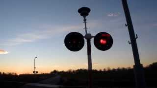 Railway crossing  Przejazd kolejowy z fajnym dzwonkiem 3 [upl. by Odab266]