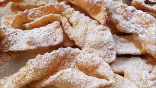 Chiacchiere croccanti di carnevale [upl. by Ellinad]